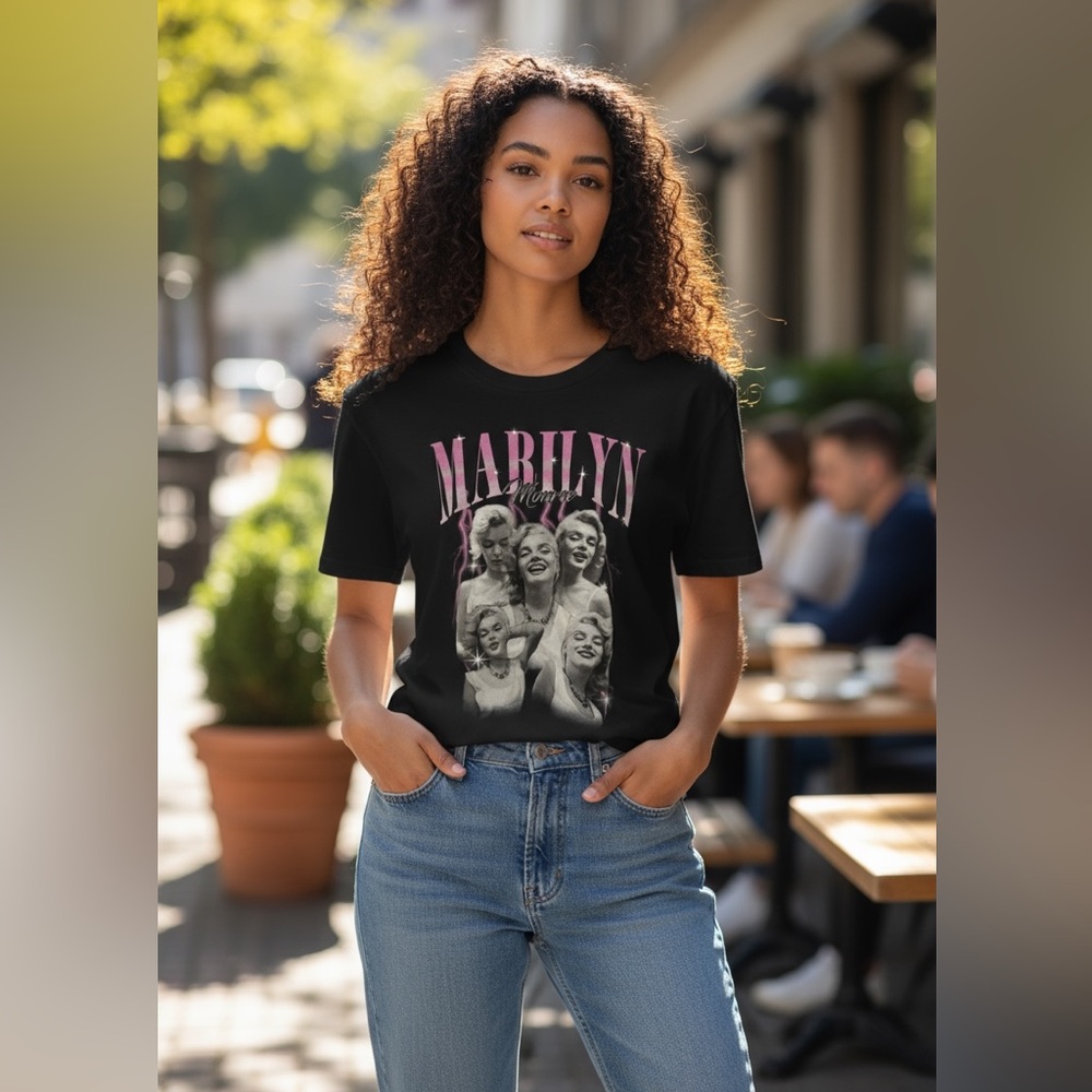 Marilyn Monroe Graphic Tee NWOT | Unisex S/M Retro Hollywood Icon Shirt